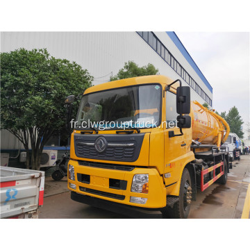 Dongfeng Tianjin 4X2 Camion d&#39;égout par aspiration